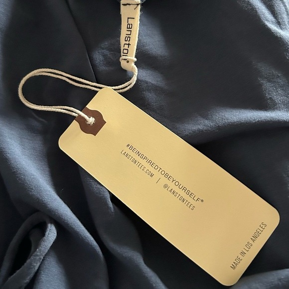 Revolve Lanston Blue Side Rouche Off The Shoulder Soft Midi Dress XS - Picture 10 of 11